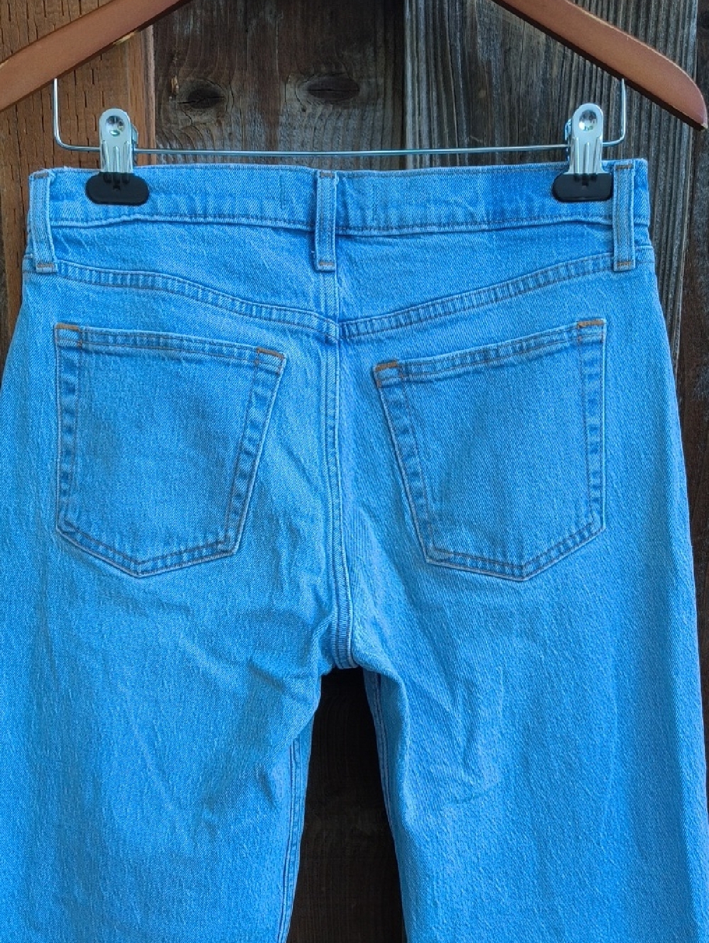 ABERCROMBIE & FITCH The Baggy Low Rise Jeans Short Inseam Size 26 - Picture 10 of 15